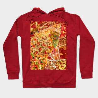 pizza slice pattern Hoodie